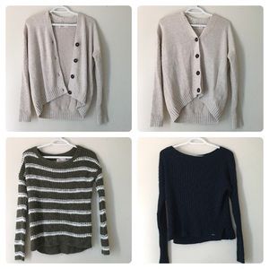 3 Hollister sweater bundle